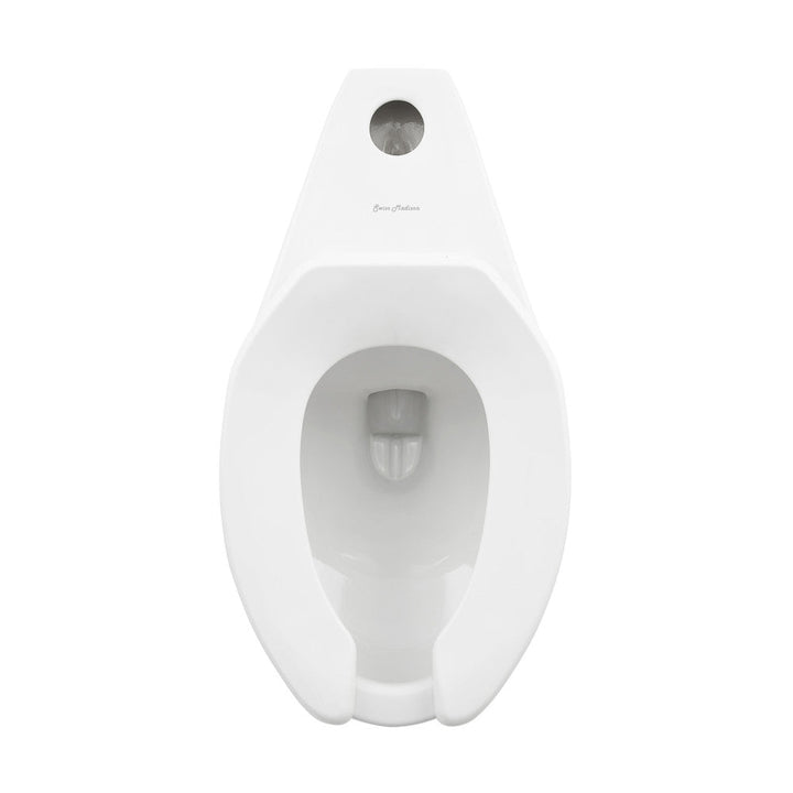 Sirene Floor-Mounted Commercial Elongated Top Flush Spud Flushometer Toilet Bowl
