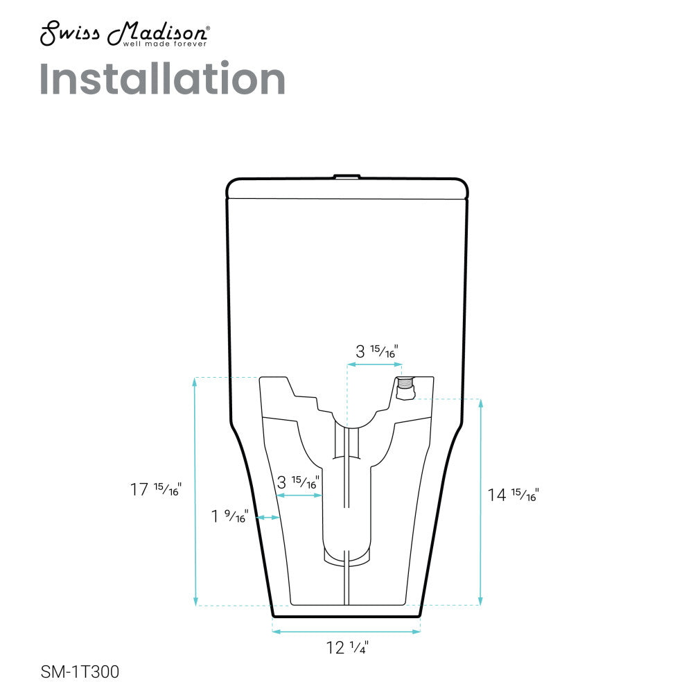 Cascade One-Piece Compact Toilet Dual-Flush 1.1/1.6 gpf