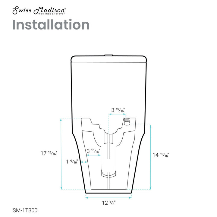 Cascade One-Piece Compact Toilet Dual-Flush 1.1/1.6 gpf