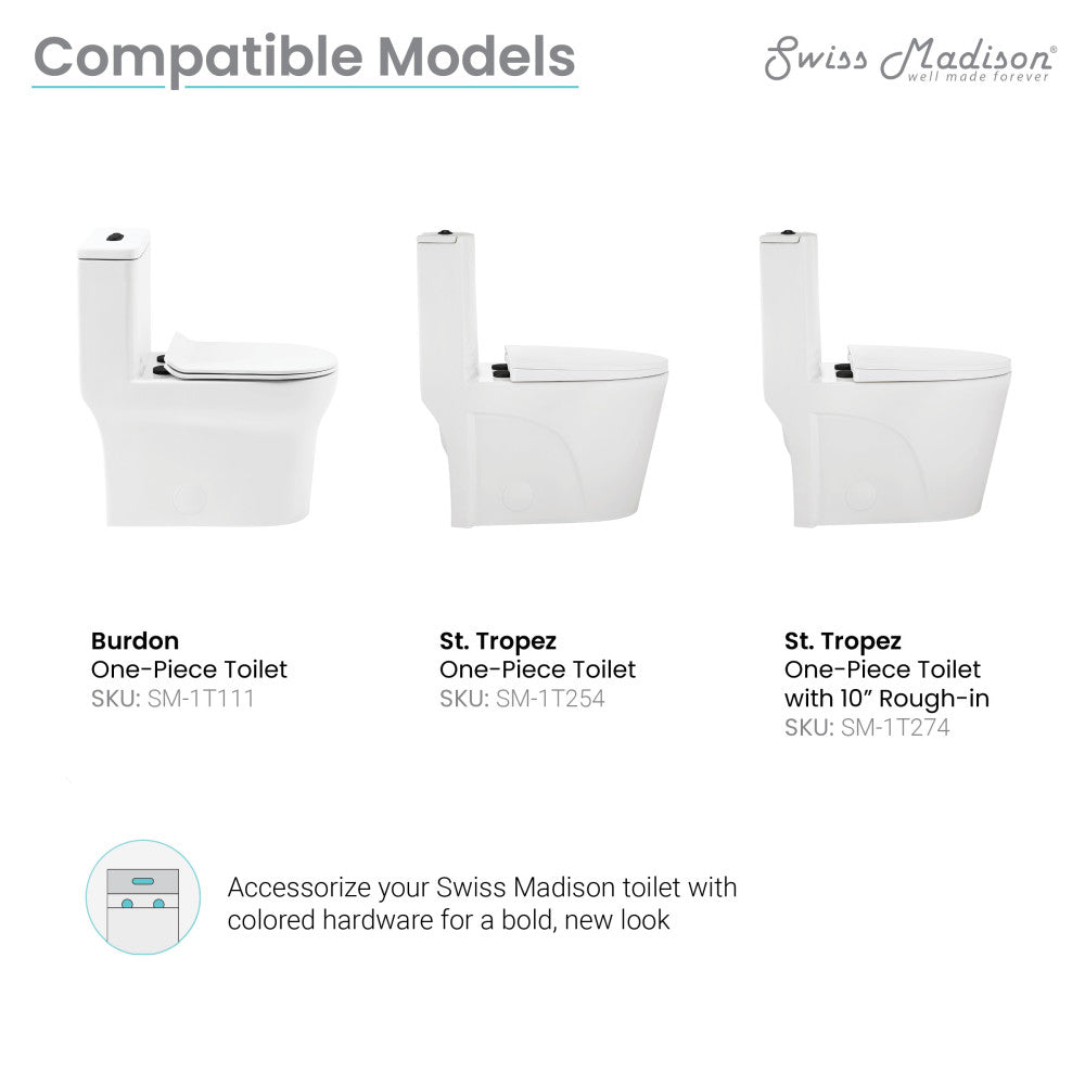 Toilet Hardware Black (SM-1T254HB)