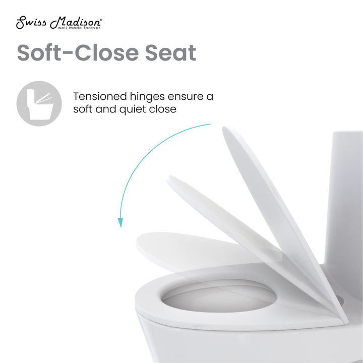 Cascade One-Piece Compact Toilet Dual-Flush 1.1/1.6 gpf