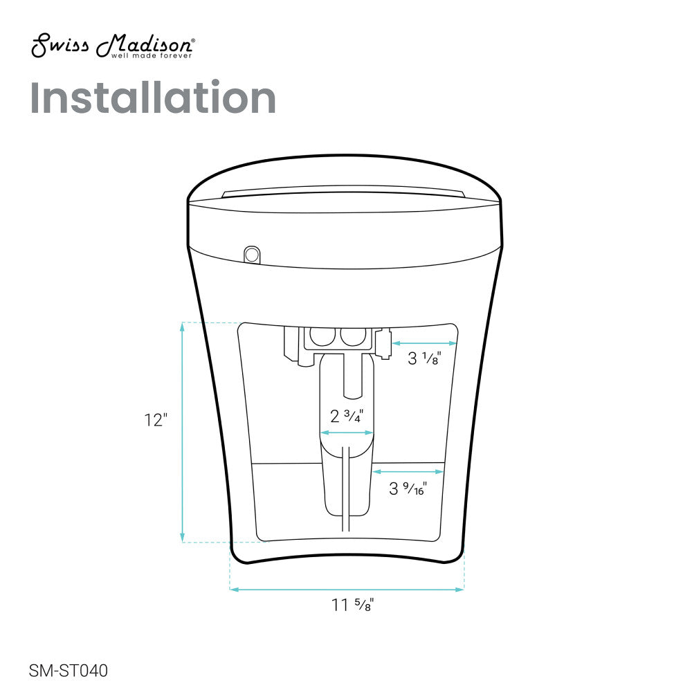 Hugo Smart Tankless Elongated Toilet, Touchless Vortex™ Dual-Flush 1.1/1.6 gpf