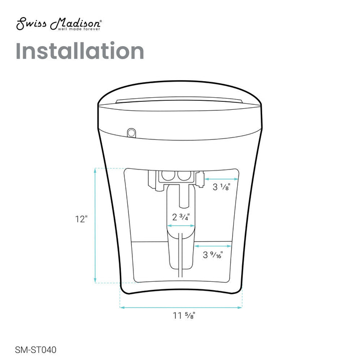 Hugo Smart Tankless Elongated Toilet, Touchless Vortex™ Dual-Flush 1.1/1.6 gpf
