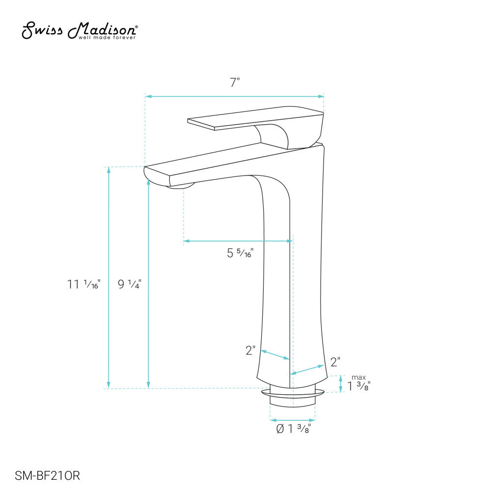 Monaco Single Hole, Single-Handle, High Arc Bathroom Faucet in Oil Rubbed Bronze