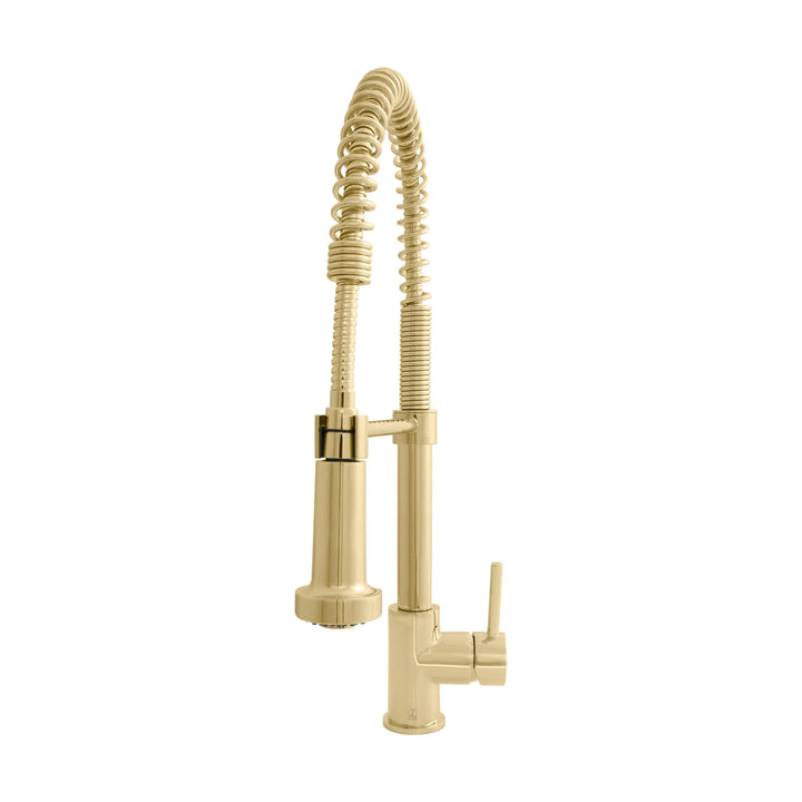 ZLINE Apollo Kitchen Faucet in Polished Gold, APL-KF-PG