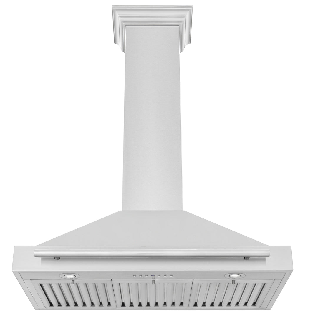 ZLINE 36 Inch Stainless Steel Range Hood with Stainless Steel Handle, KB4STX-36