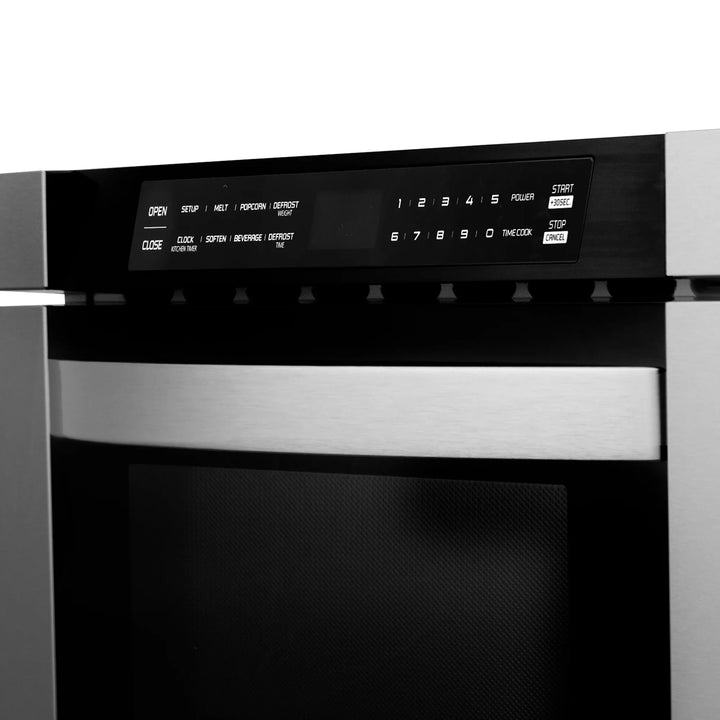 ZLINE 24 Inch 1.2 Cu. Ft. Microwave Drawer In Stainless Steel, MWD-1