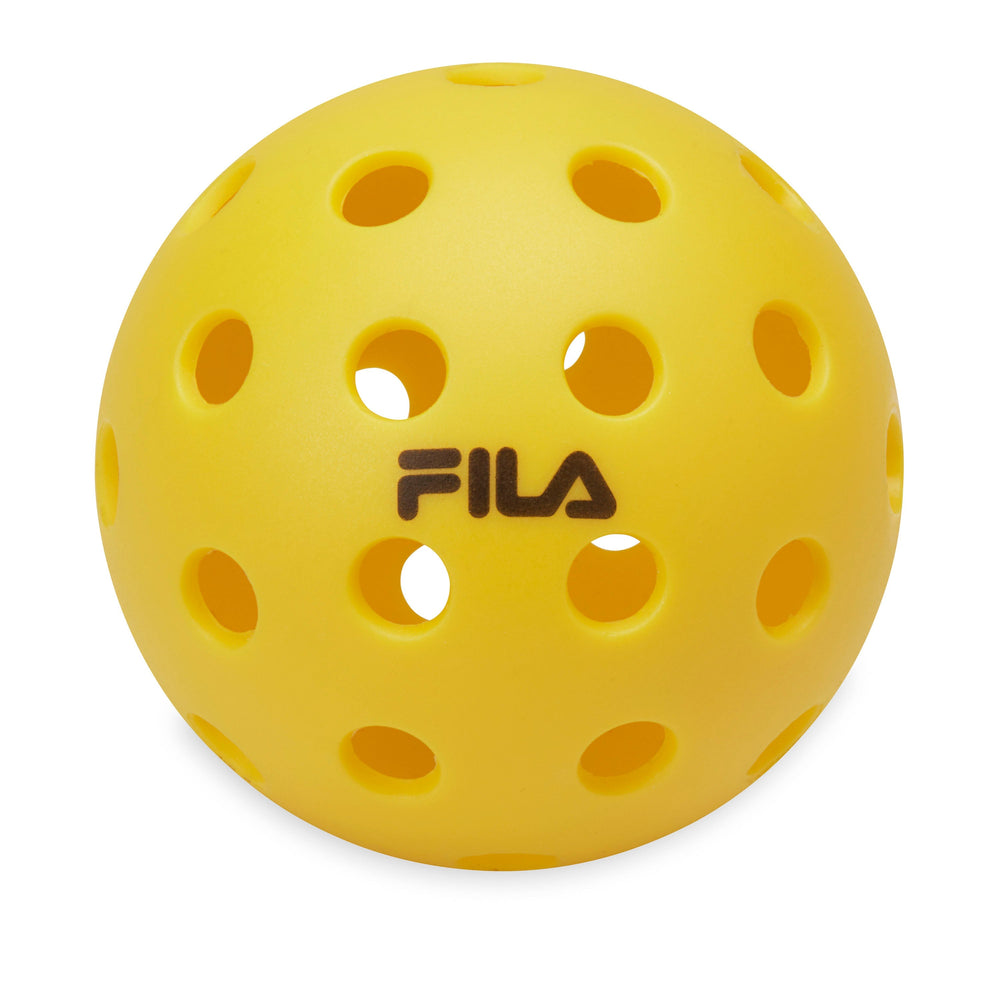 FILA Outdoor Pickleballs (12-Pack) Yellow single ball