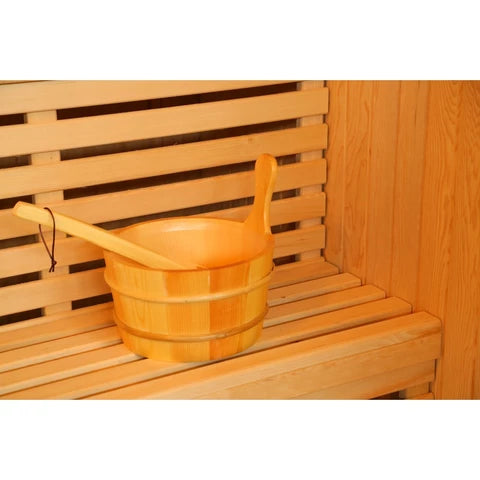SunRay Rockledge 2 Person Luxury Traditional Steam Sauna (200LX)
