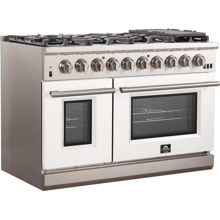 Forno Capriasca Alta Qualita 48-inch Freestanding Gas Range with Convection Technology FFSGS6260-48