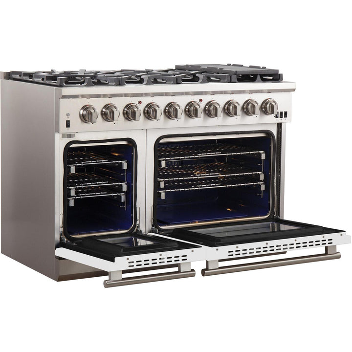 Forno Capriasca Alta Qualita 48-inch Freestanding Gas Range with Convection Technology FFSGS6260-48