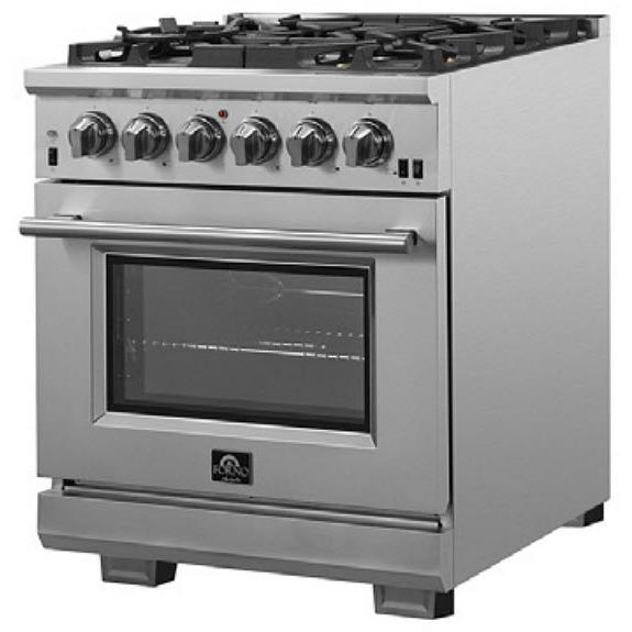 Forno Capriasca Alta Qualita 30-inch Freestanding Gas Range with Convection Technology FFSGS6260-30