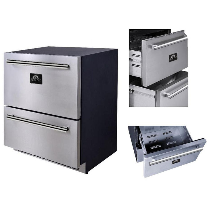 Forno 3.64 cu.ft. Drawer freezer with LED Display FDRBI1876-30S