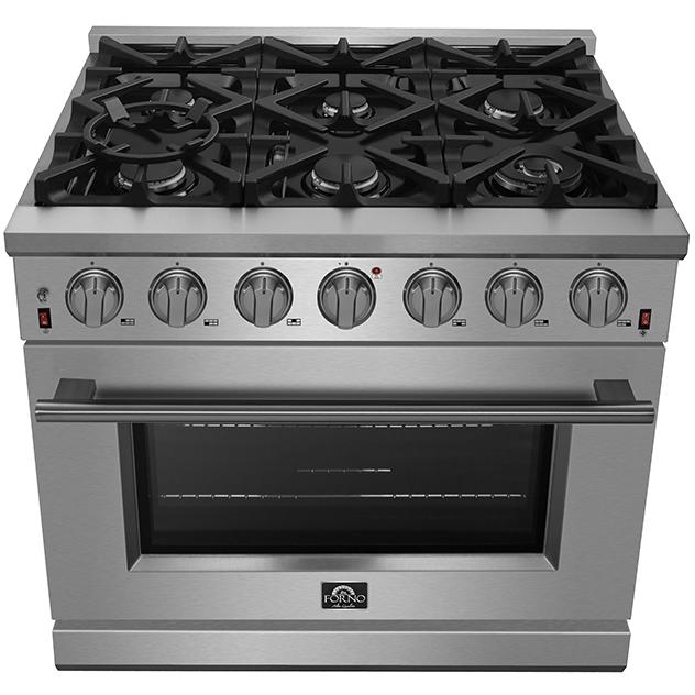 Forno Massimo 36" Freestanding Gas Range FFSGS623936