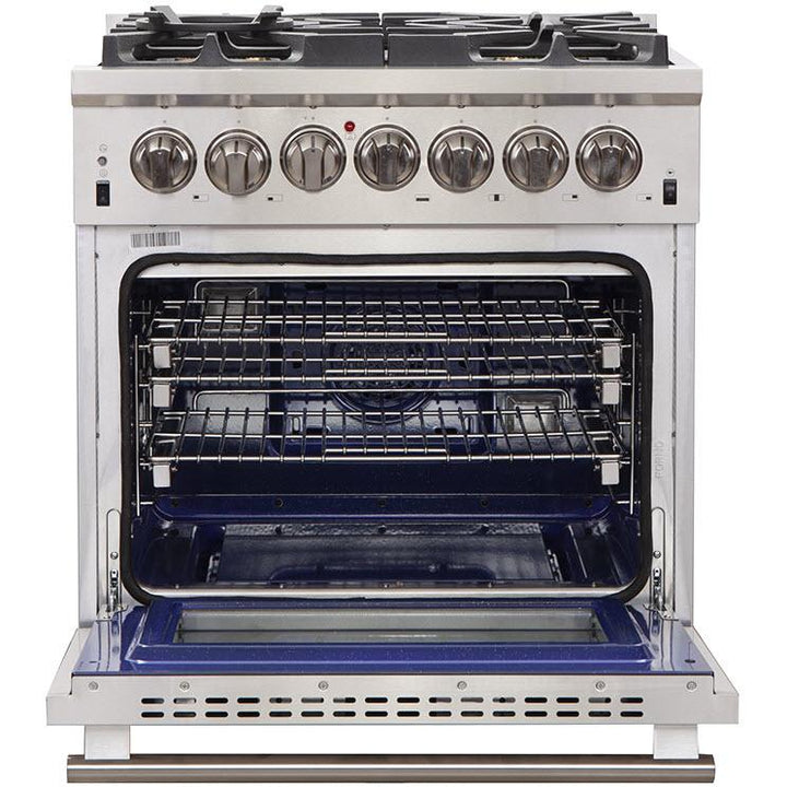 Forno Capriasca Alta Qualita 30-inch Freestanding Dual Fuel Range with Convection Technology FFSGS6187-30