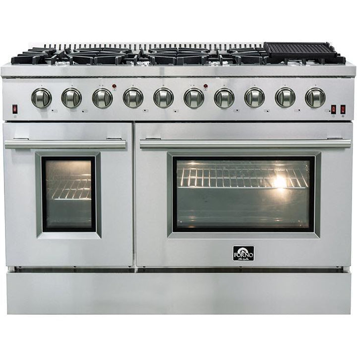 Forno Galiano Alta Qualita 48-inch Freestanding Gas Range with Convection Technology FFSGS6244-48