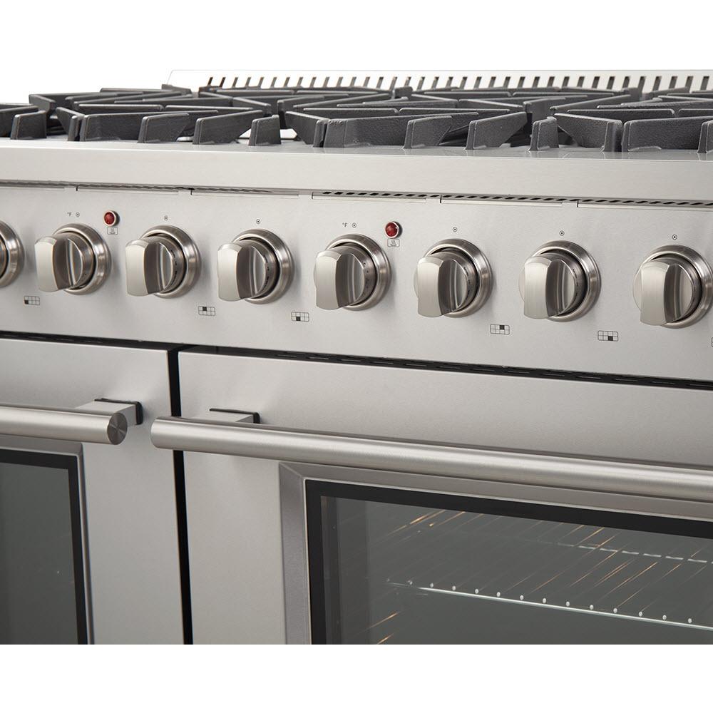 Forno Galiano Alta Qualita 48-inch Freestanding Gas Range with Convection Technology FFSGS6244-48