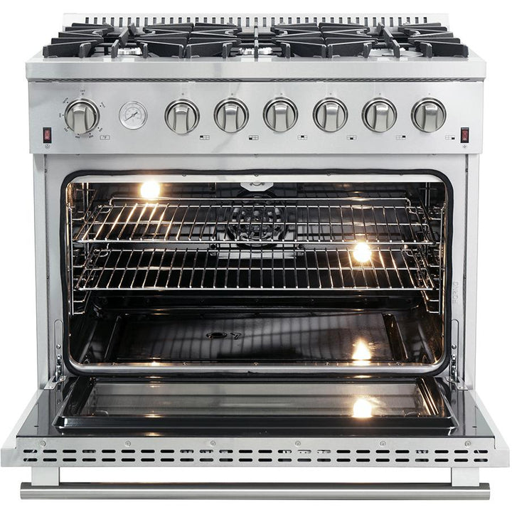 Forno 36-inch Freestanding Gas Range FFSGS6291-36