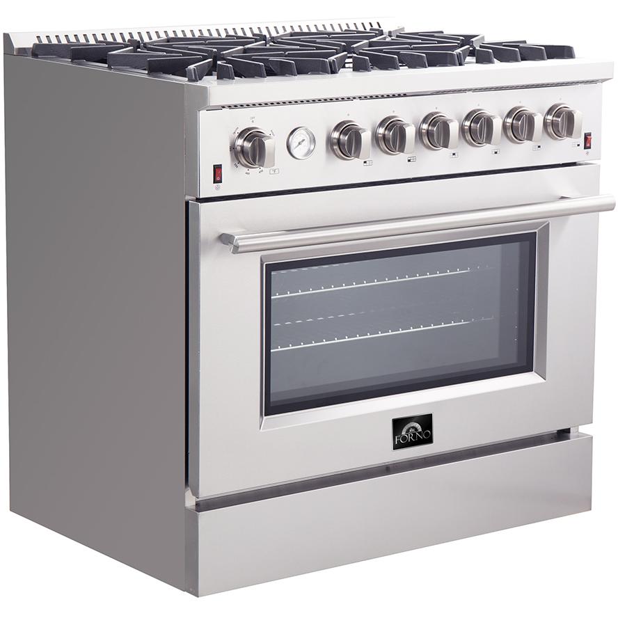 Forno 36-inch Freestanding Gas Range FFSGS6291-36