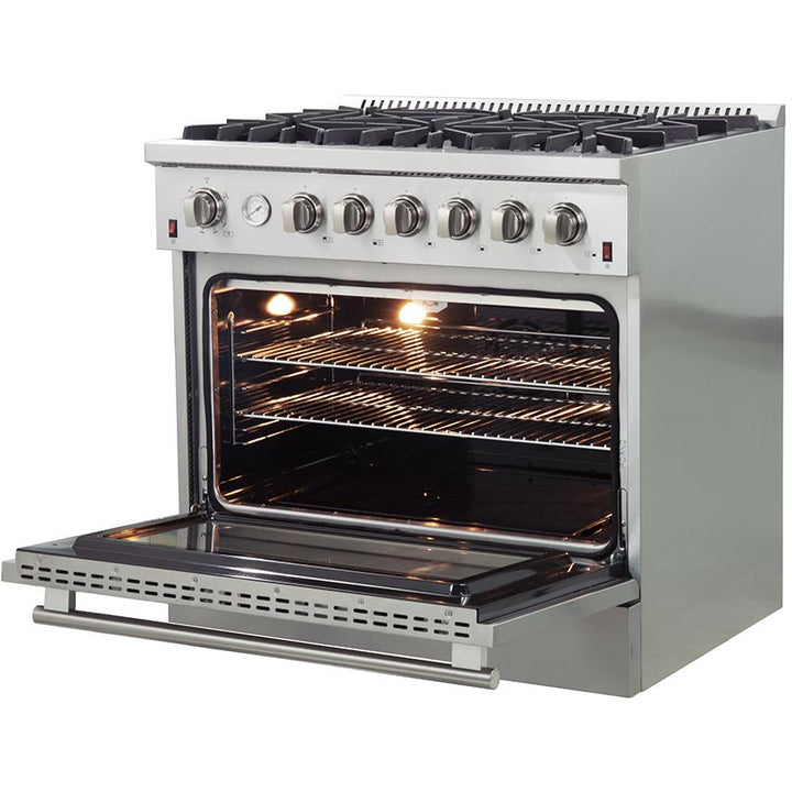 Forno 36-inch Freestanding Gas Range FFSGS6291-36