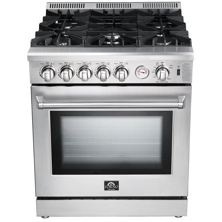 Forno 30-inch Freestanding Gas Range with Convection Technology FFSGS6275-30