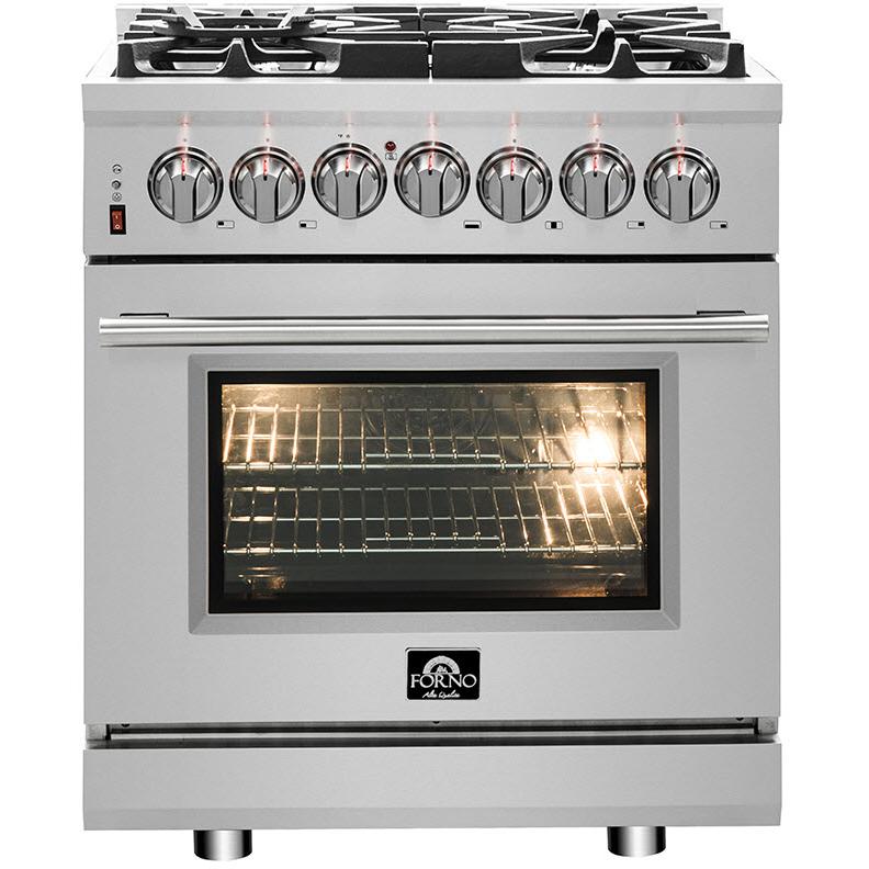 Forno Massimo 30" Freestanding Dual Fuel Range FFSGS6125-30