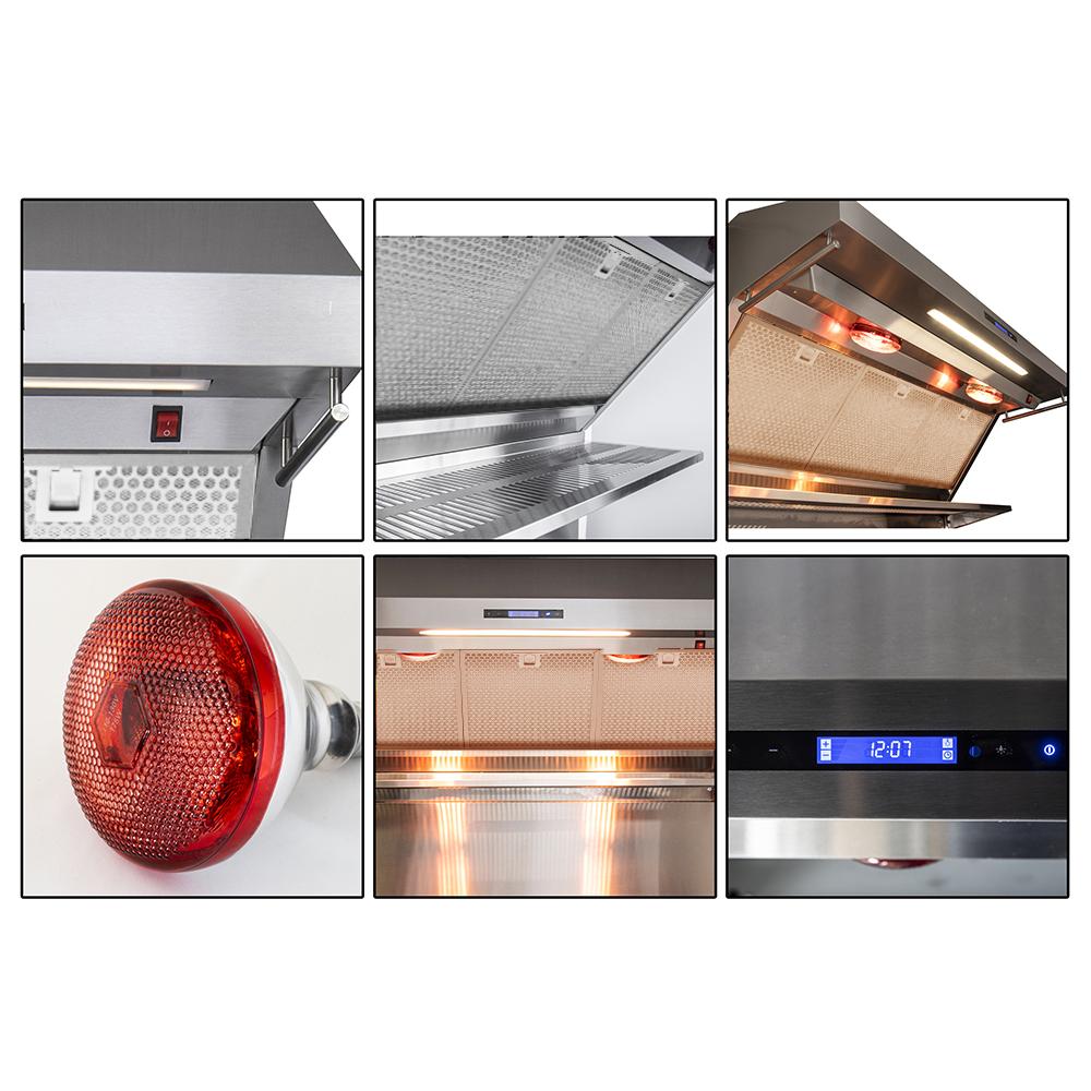 Forno 36-inch Series Alta Qualita Wall Mount Range Hood FRHWM5029-36HB