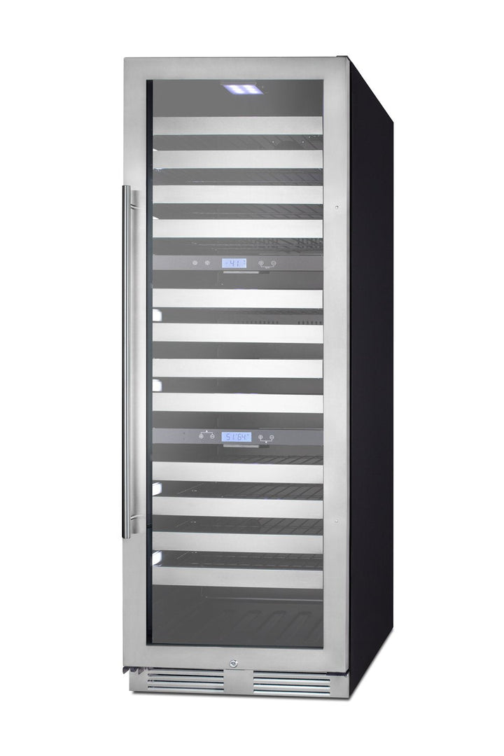 SUMMIT 24" Wide Triple Zone Wine Cellar