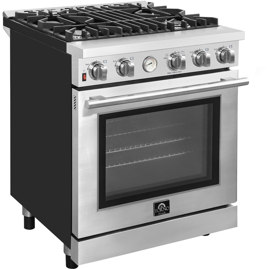 Forno Livorno 30" Freestanding Gas Range FFSGS6228-30S