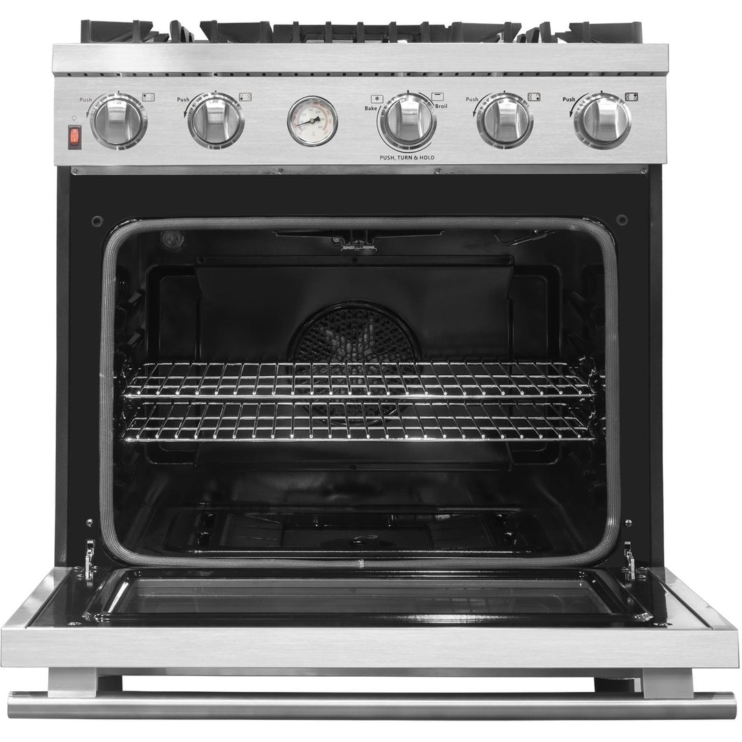 Forno Livorno 30" Freestanding Gas Range FFSGS6228-30S