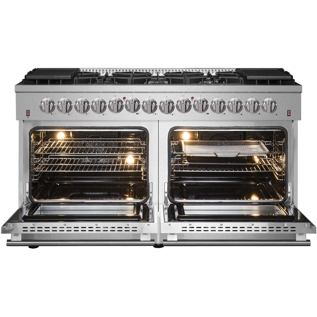 Forno Galiano 60" Freestanding Dual Fuel Range FFSGS6156-60