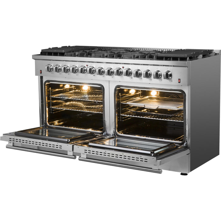 Forno Galiano 60" Freestanding Dual Fuel Range FFSGS6156-60