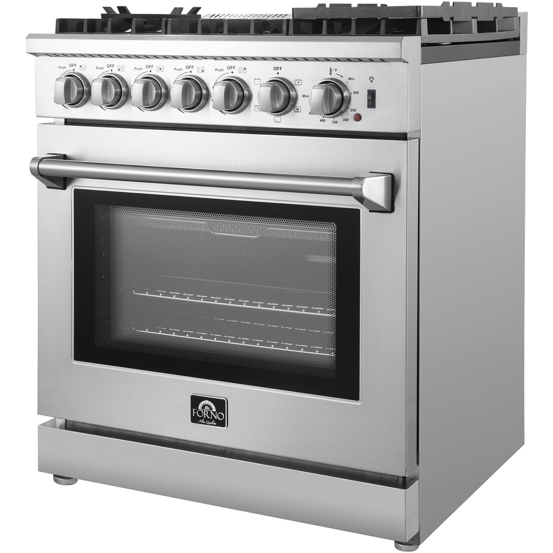 Forno Lazio 30" Freestanding Dual Fuel Range FFSGS6196-30