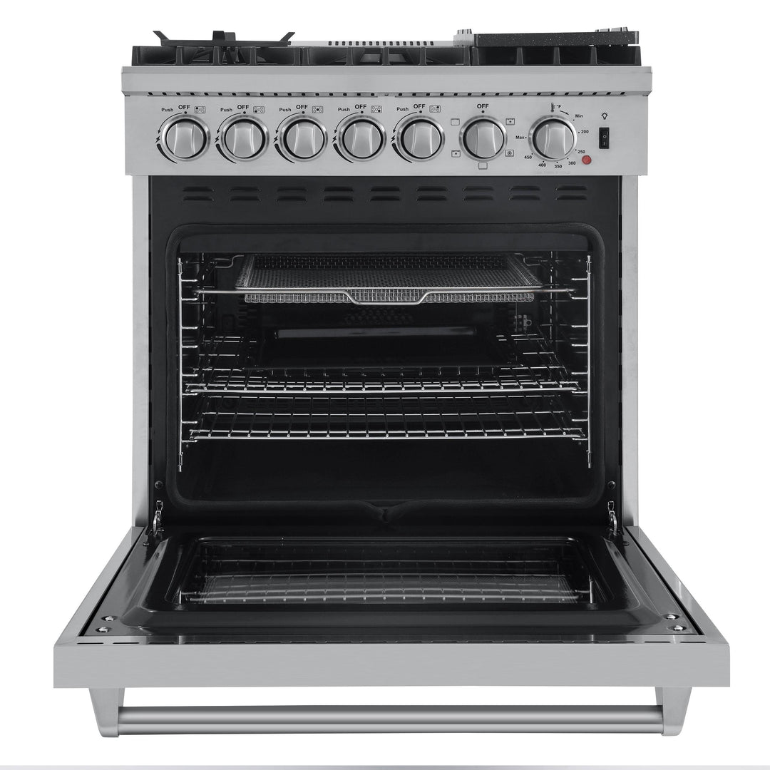 Forno Lazio 30" Freestanding Dual Fuel Range FFSGS6196-30