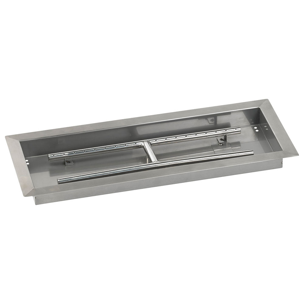AFG - 24" Rectangular Burner Pan - SS-AFPP-24