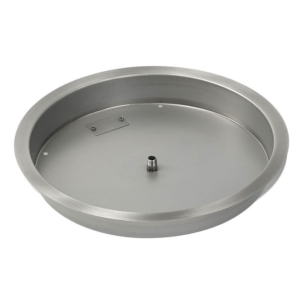AFG - 25" Round Drop-In Burner Pan - SS-RSP-25-ASBL