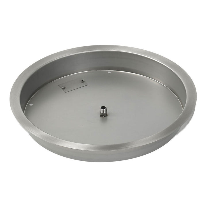 AFG - 25" Round Drop-In Burner Pan - SS-RSP-25-ASBL