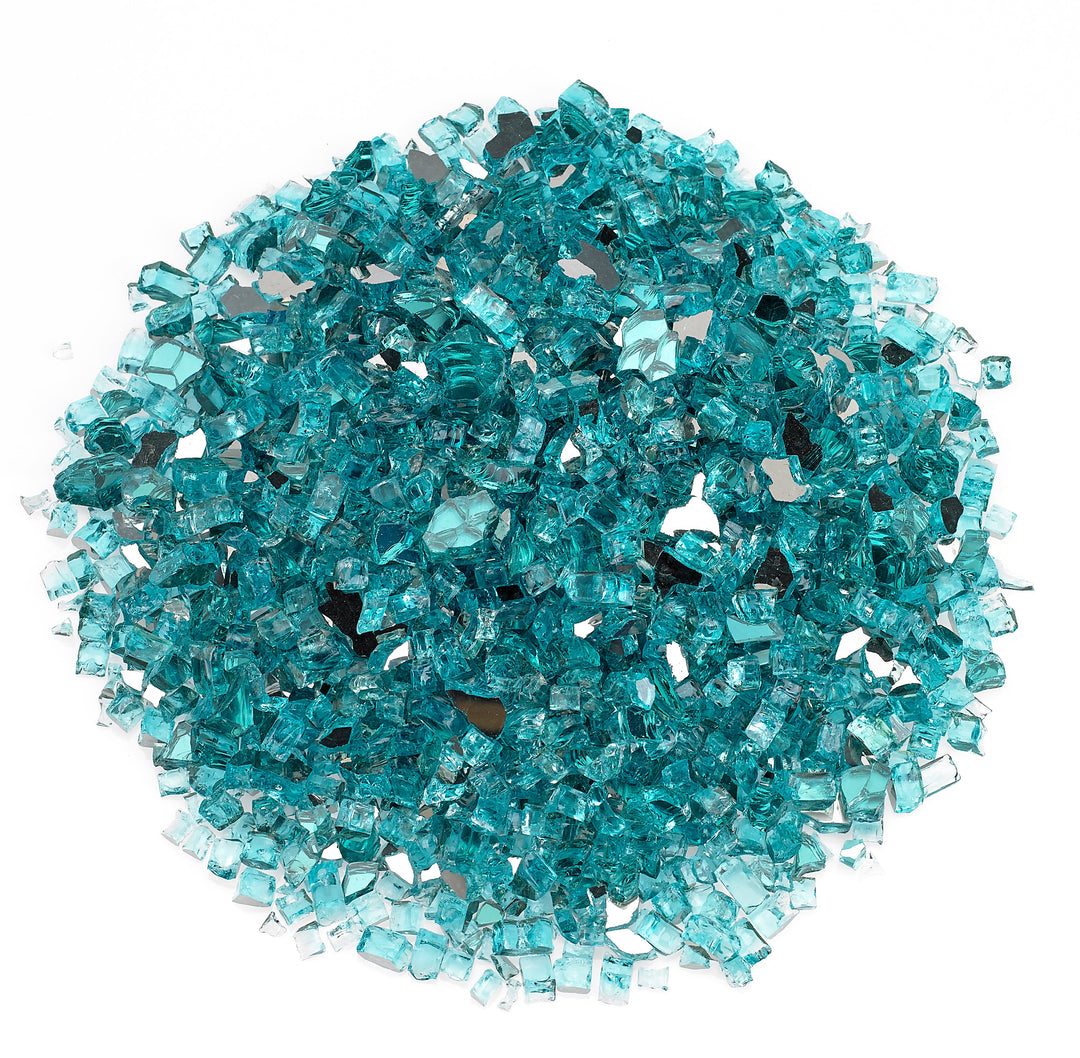 AFG - 1/2" Azuria Fire Glass - 10LB Jar