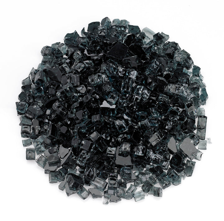 AFG - 1/2" Black Fire Glass - 10LB Jar