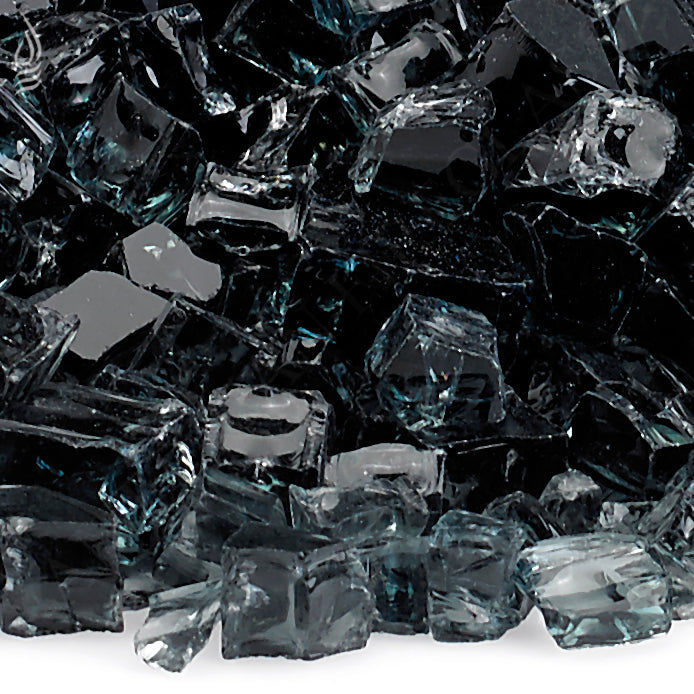 AFG - 1/2" Black Fire Glass - 10LB Jar