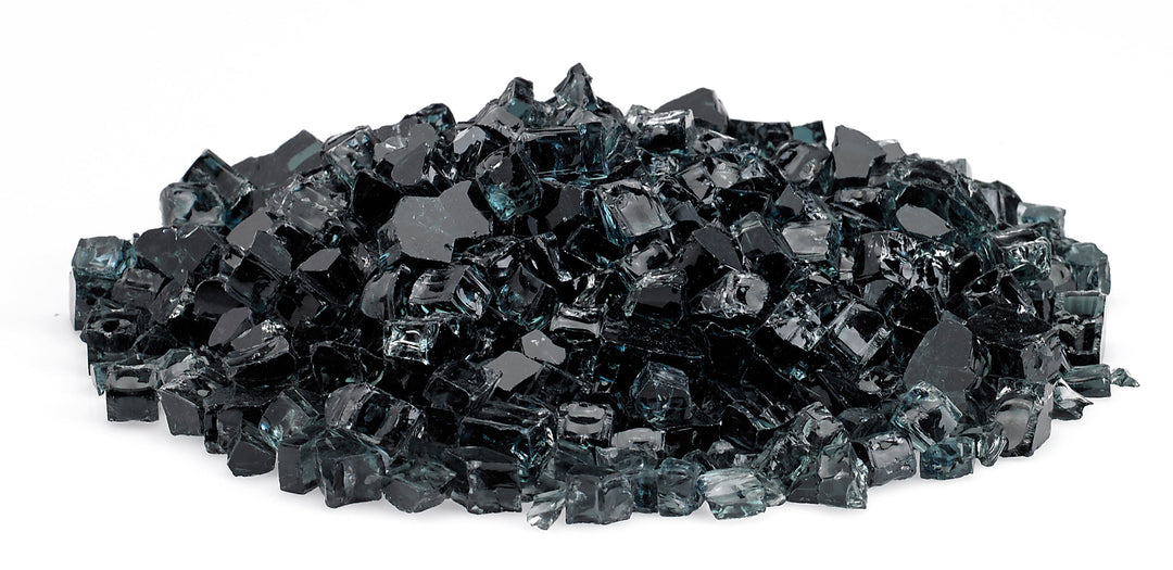 AFG - 1/2" Black Fire Glass - 10LB Jar