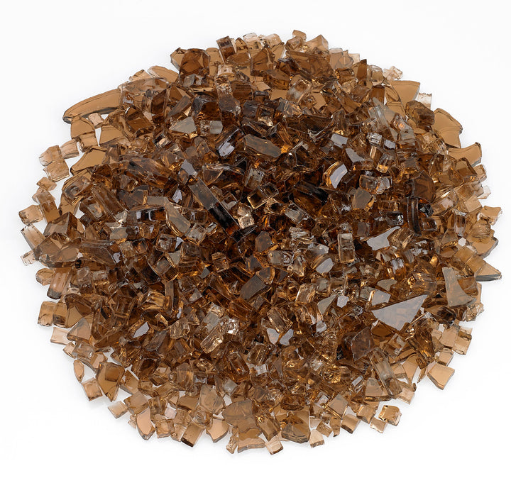 AFG - 1/4" Copper Fire Glass - 10LB Jar