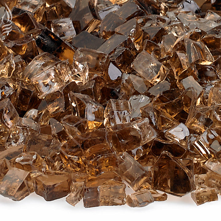 AFG - 1/4" Copper Fire Glass - 10LB Jar