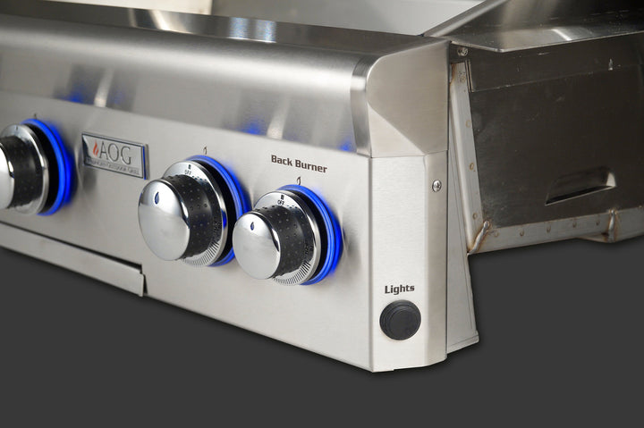 AOG Grills - 24" Built-In Grill Head w/ Lights - 24NBL-00SP