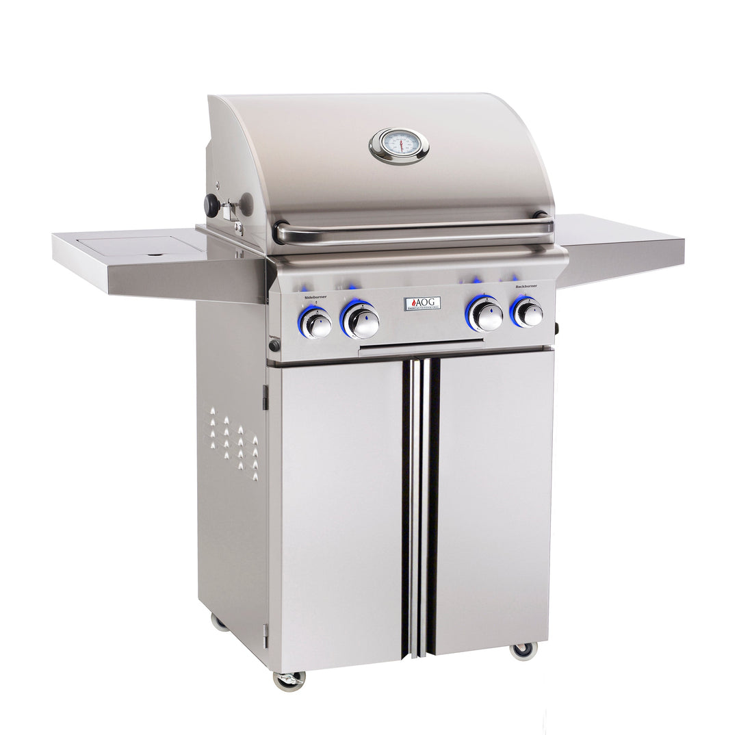 AOG Grills - 24" Portable Grill w/ Rotisserie & Lights - 24PCL