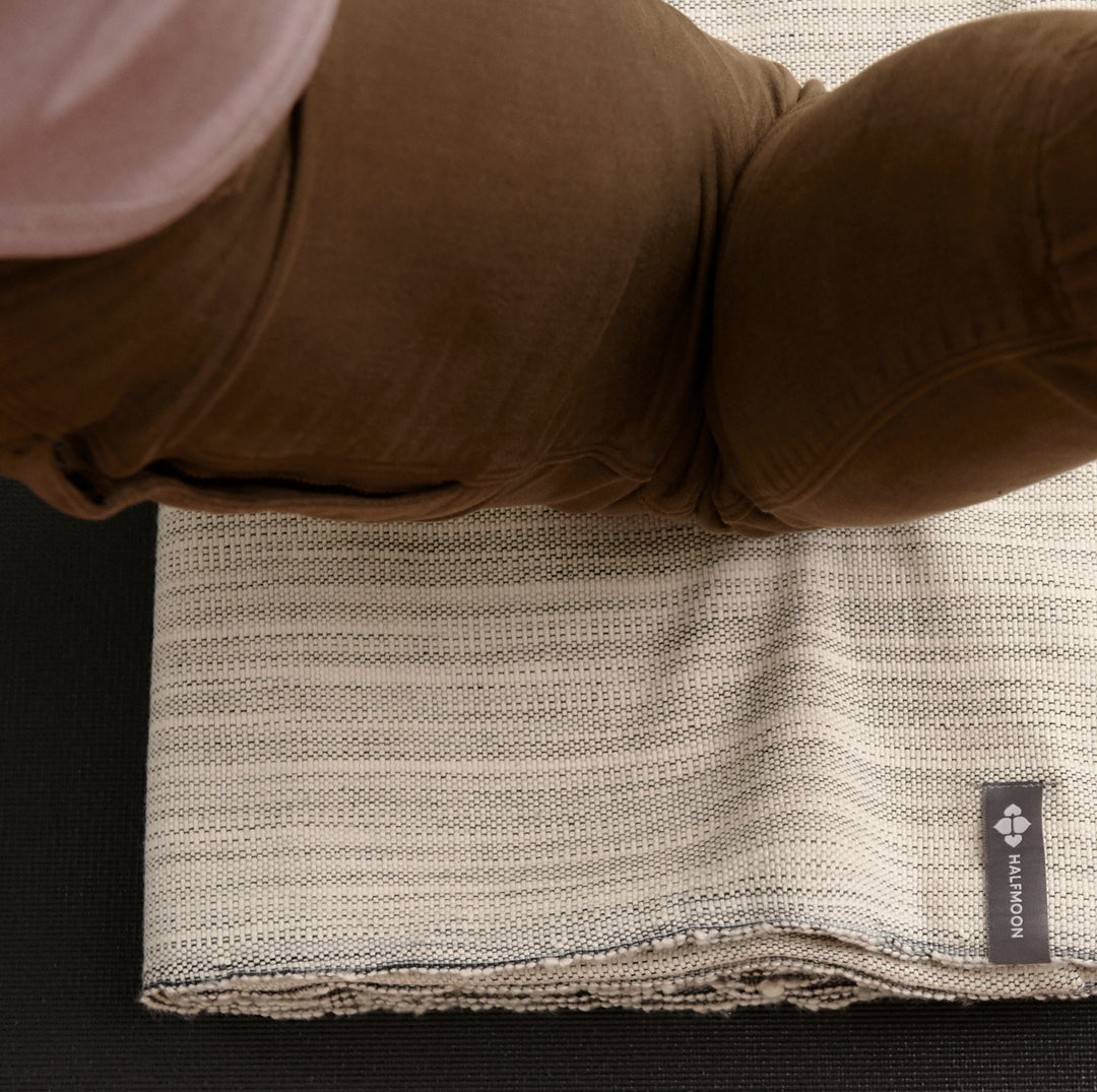 Melange Cotton Yoga Blanket