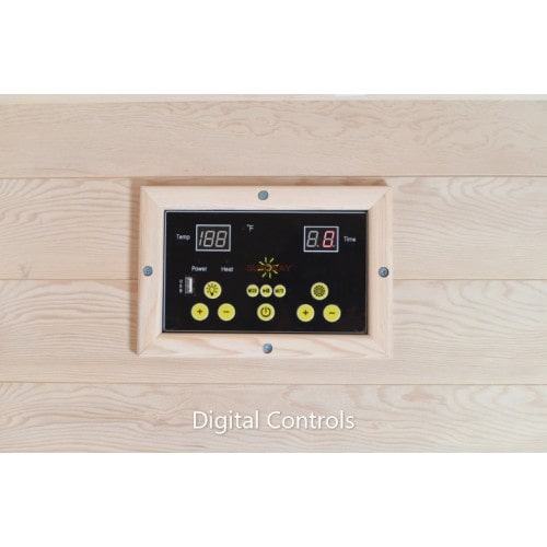 Sunray Heathrow 2 Person Hemlock Sauna HL200W