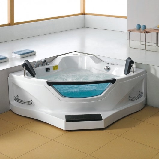 Mesa BT-084 Whirlpool Air Two Person Corner Tub