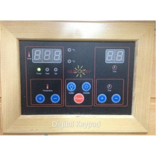 Sunray Cayenne 4-Person Infrared Outdoor Sauna HL400D