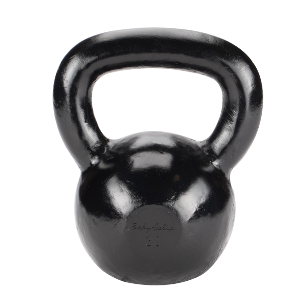 Body Solid Cast Iron Black Kettle Bell - KB